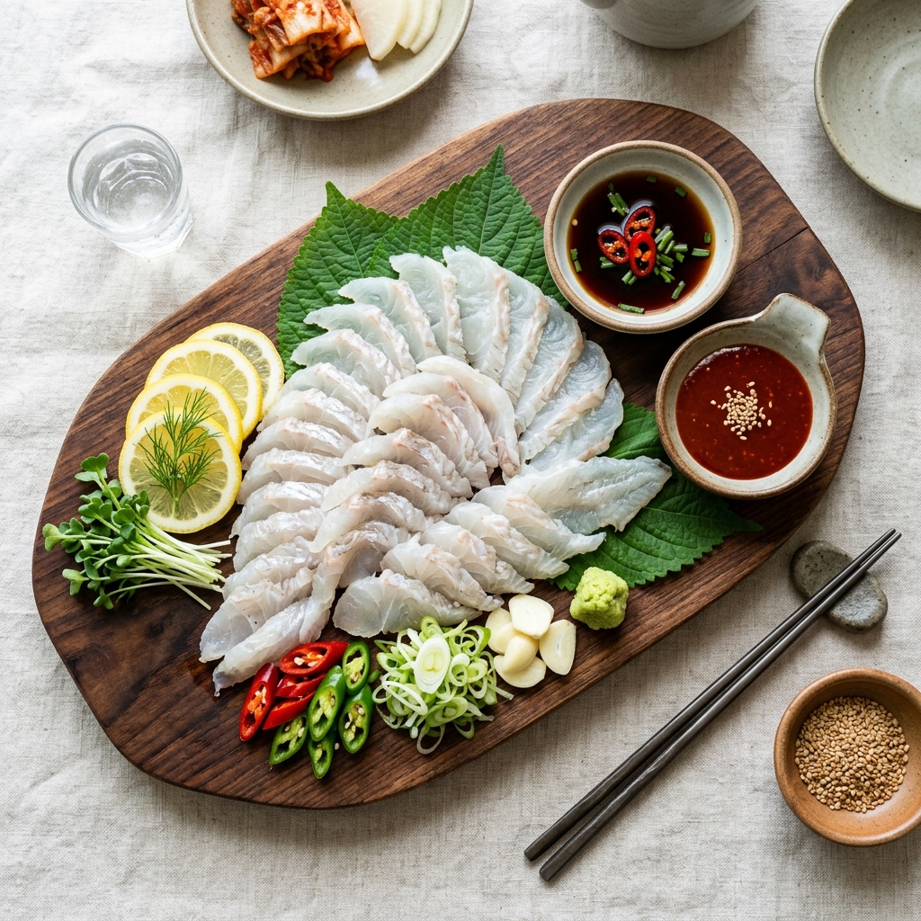 정자참가자미