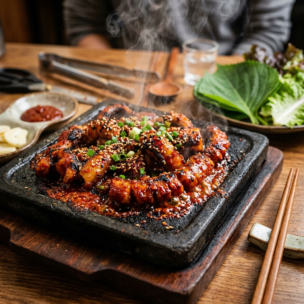 성남동 곰장어 골목