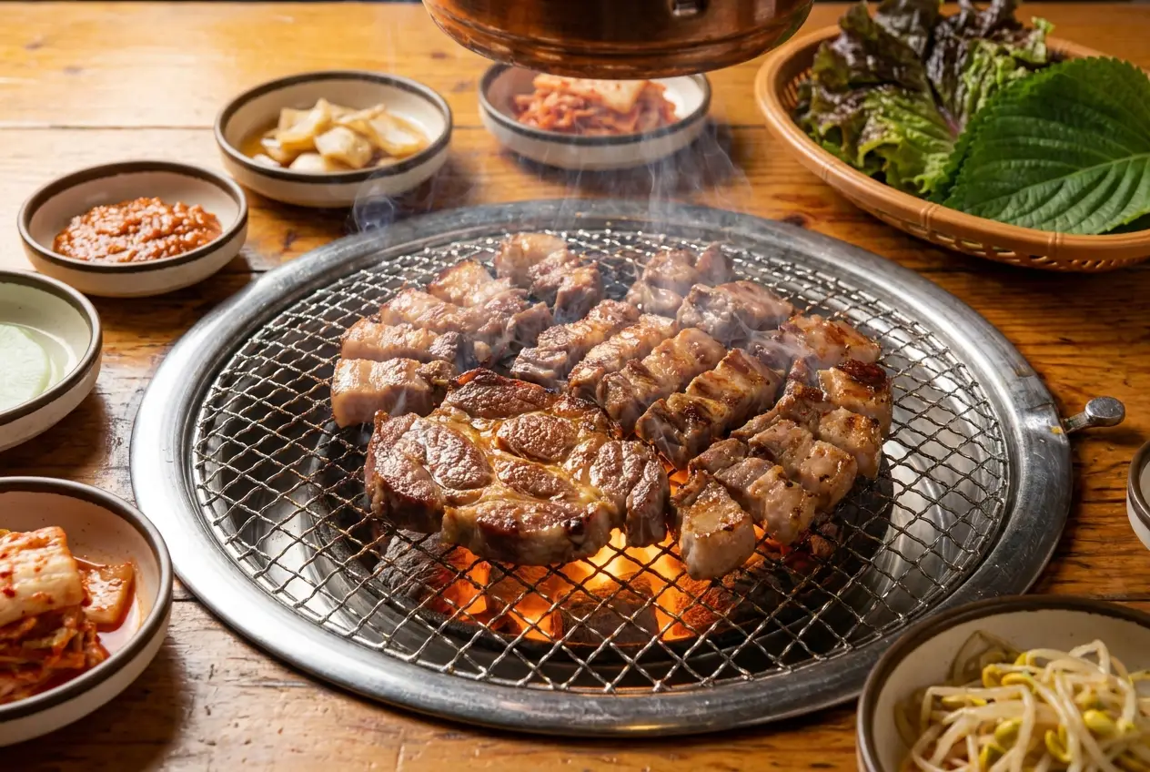 다운목살구이